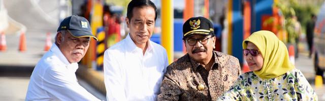 Indonesia's President Joko Widodo Inaugurates Toll Road Gempol - Pasuruan