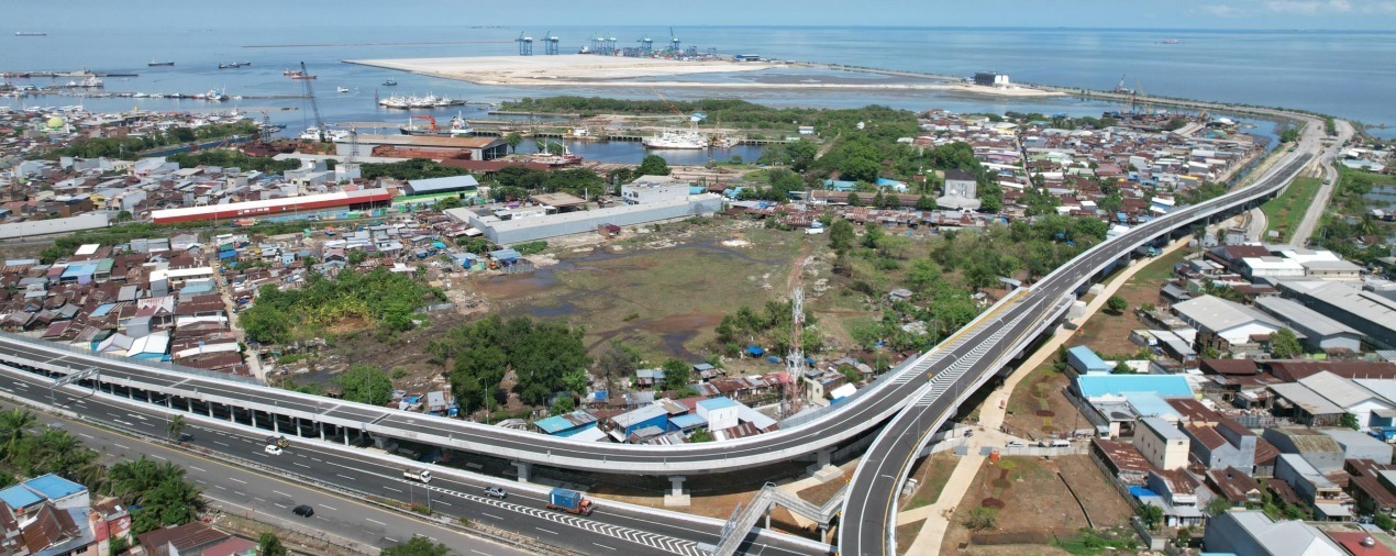 Jalan Akses Tol Makassar New Port Konektivitas Menuju Pelabuhan di Indonesia Timur