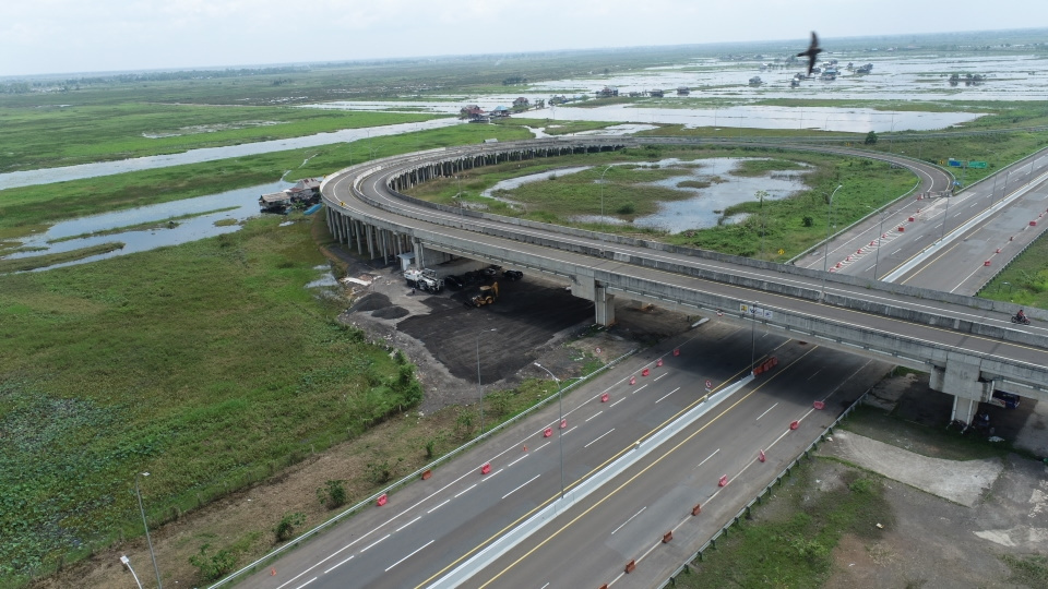 Pembangunan Jalan Tol Palembang - Betung Terus Dilanjutkan Dukungan Konektivitas Trans Sumatera