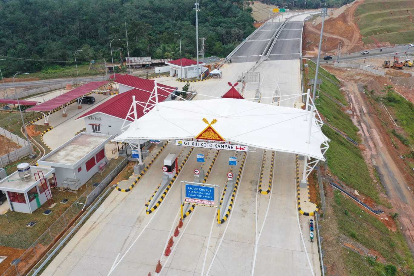 Ruas Tol Bangkinang - Pangkalan Tuntas April 2024, Konektivitas Riau - Sumbar Semakin Mantap